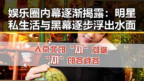 娱乐圈内幕逐渐揭露：明星私生活与黑幕逐步浮出水面